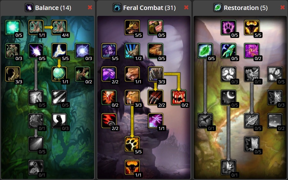 WoW Classic Druid Starter Build and Leveling Guide Odealo